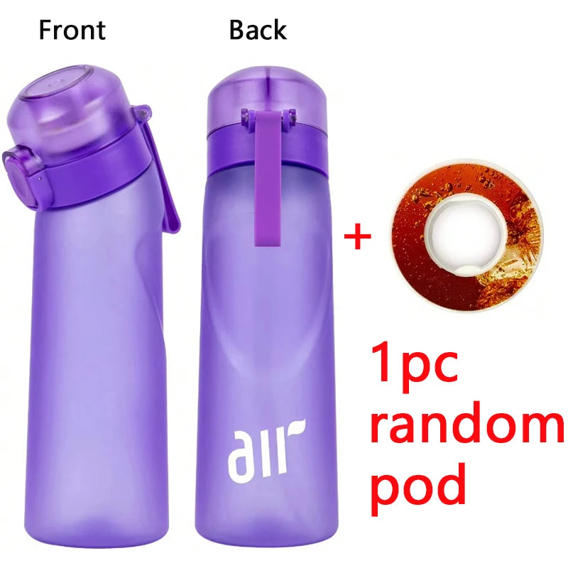 Aromatherapy Sport Water Bottle with Flavor Pods Leak Proof Straw Cup - 11