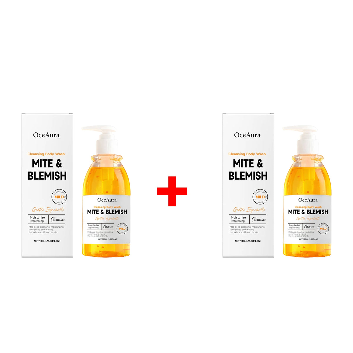 Anti Mite Acne Control Cleansing Body Wash Shower Gel