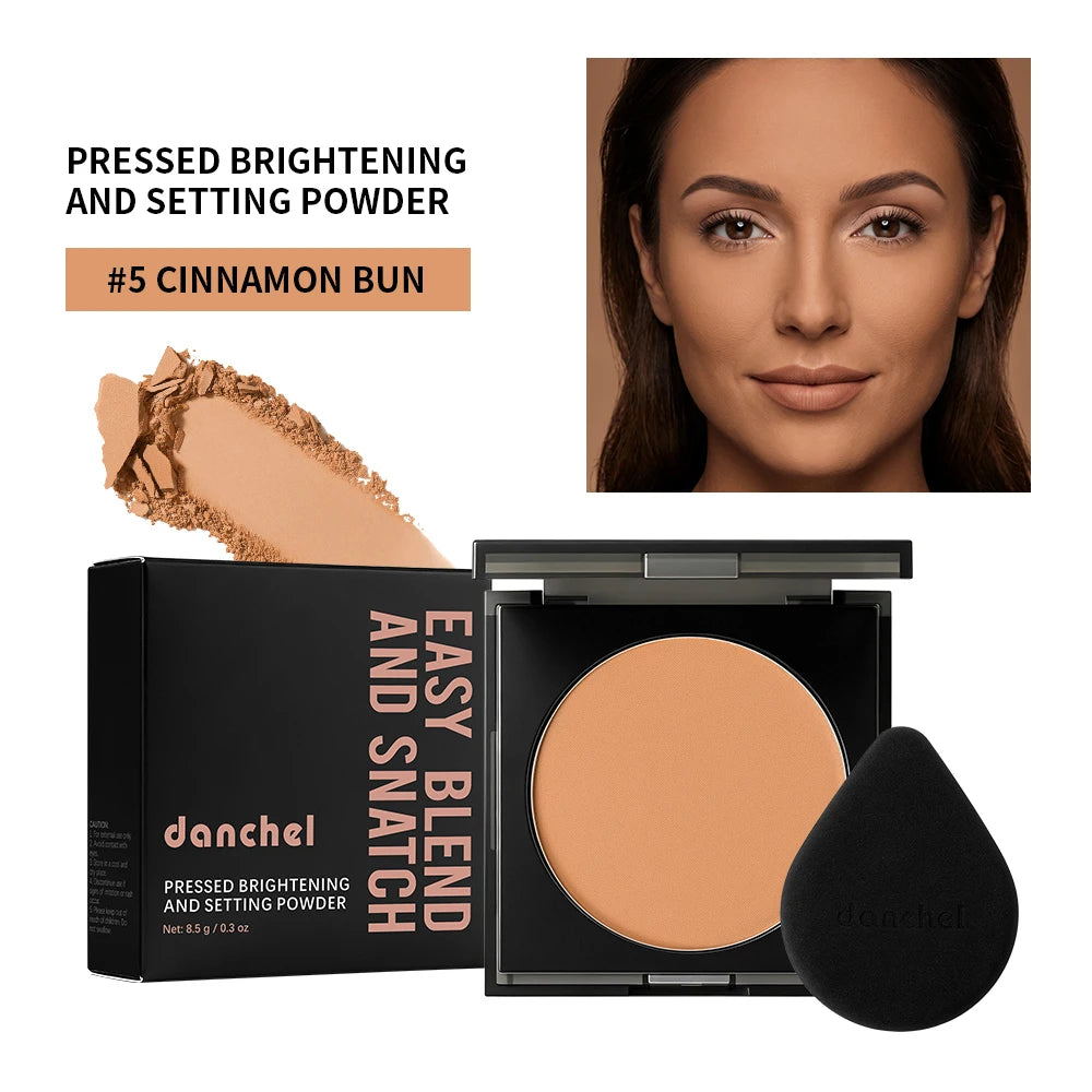 Soft Matte Pressed Powder Oil Control Setting Powder Face Makeup