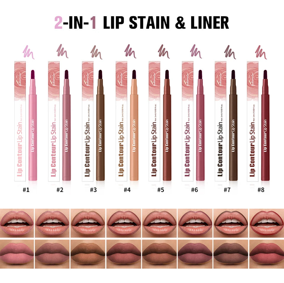Lip Lingerie Lip Liner Stain Waterproof Long Lasting Pen - 21