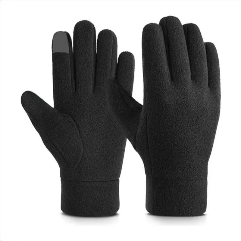 Thermal Winter Gloves Touch Screen Windproof Fleece Running Cycling Gear - 4
