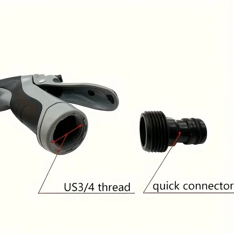Portable High Pressure Car Wash Spray Gun Long Wand Cleaning Tool - 6