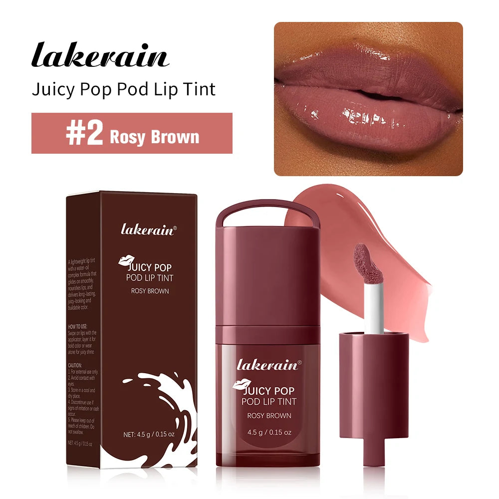 Lakerain Juicy Pop Pod Lip Tint Moisturizing Gloss Stain Makeup - 20