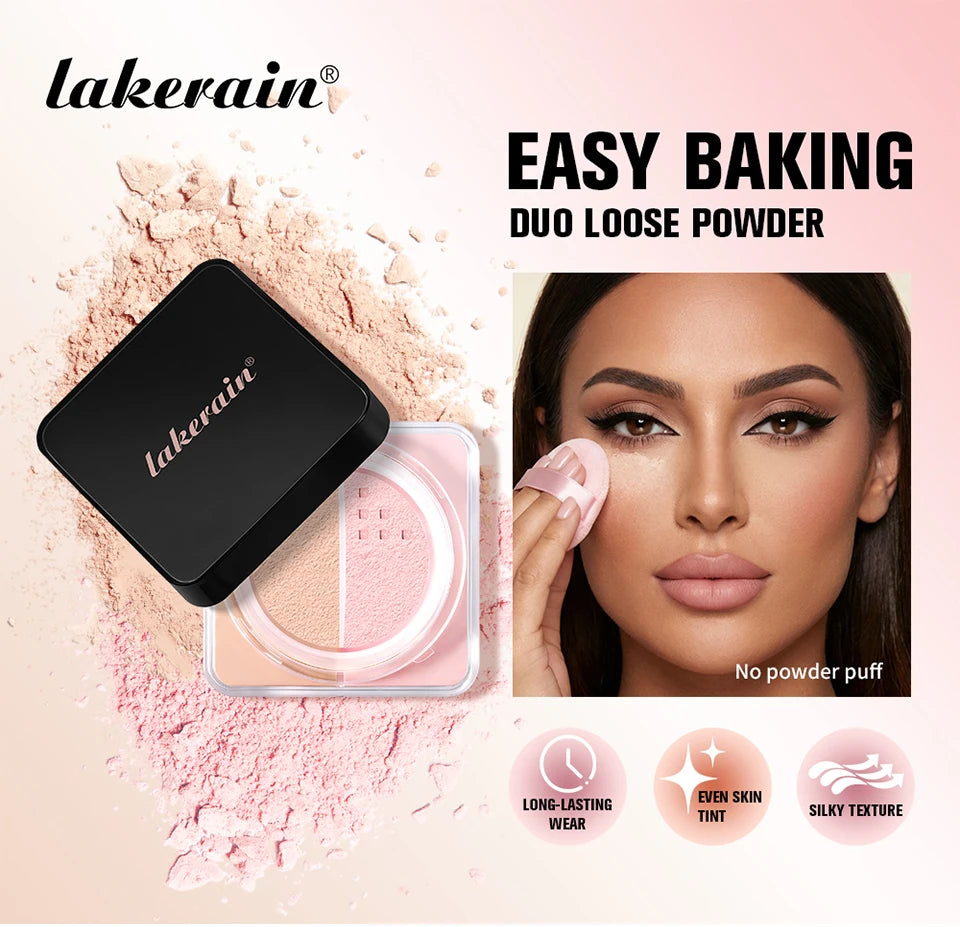 2-in-1 Color Correcting Setting Powder Matte Loose Powder - 7
