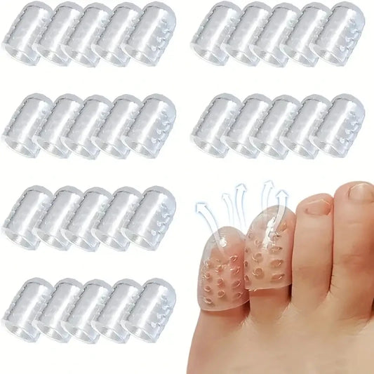 Silicone Toe Sleeves Anti-Wear Toe Protectors for Corns and Blisters
