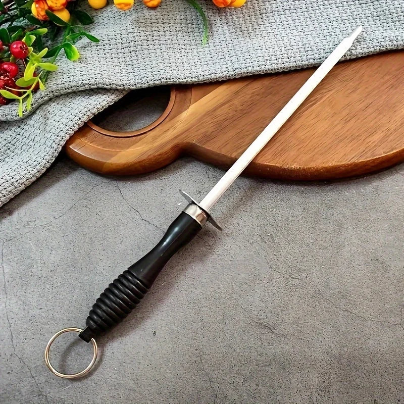 YOCITY Carbon Steel Knife Sharpening Rod Professional Honing Tool - 11