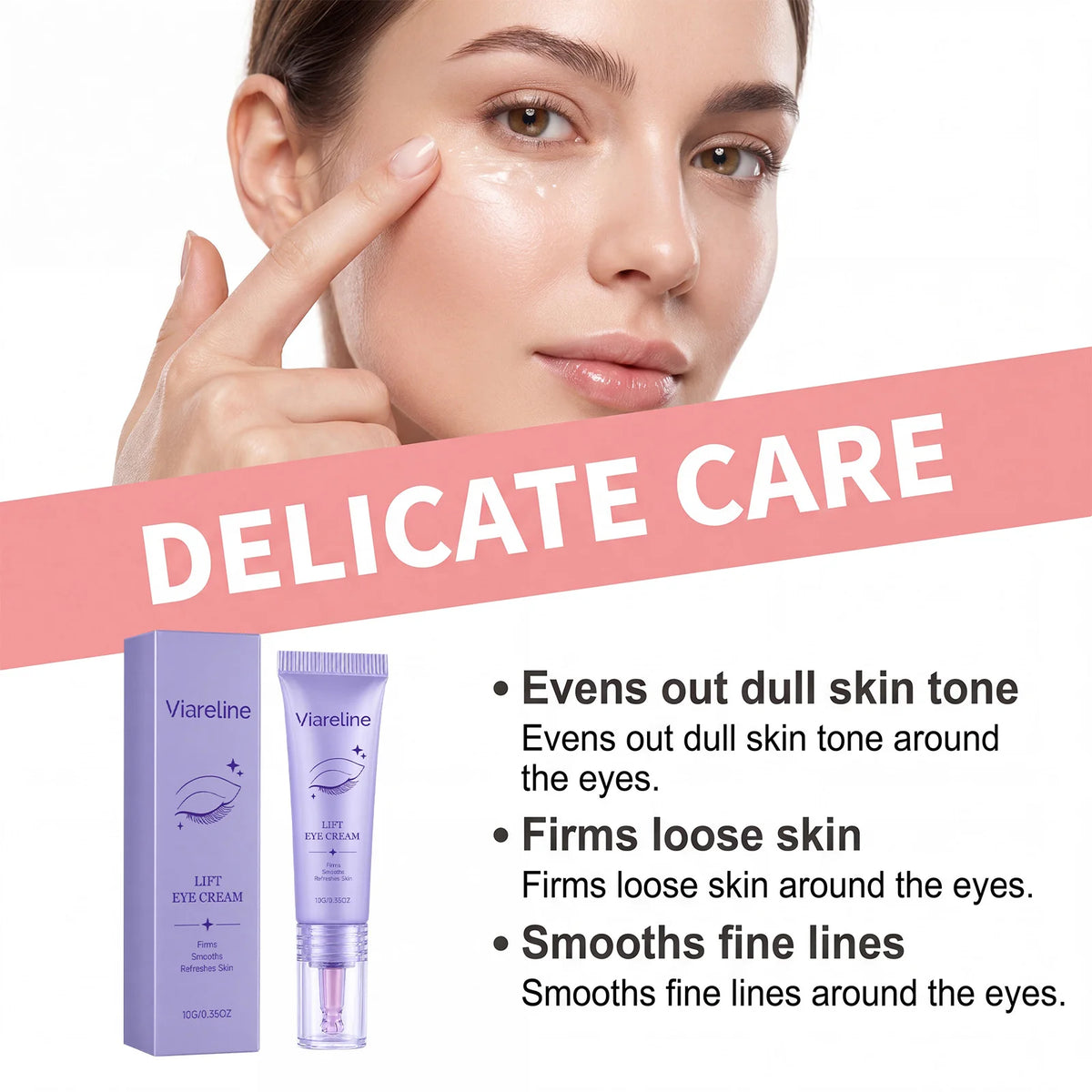 Viareline Lift Eye Cream Fine Lines Dark Circles Remover