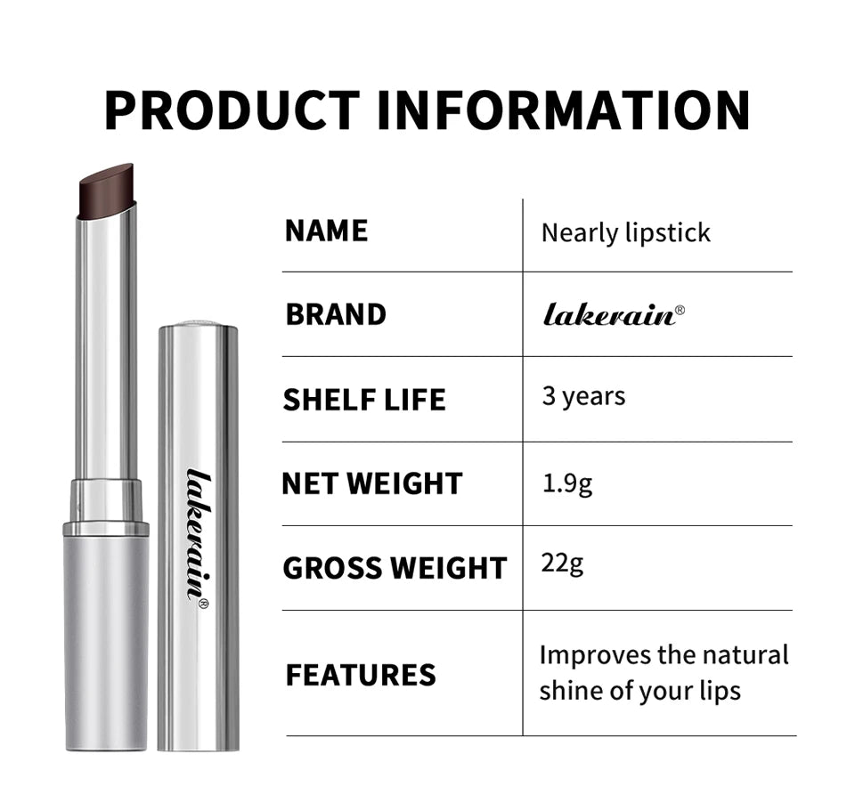 Lakerain Moisturizing Natural Lip Plumper Lipstick Gloss - 17