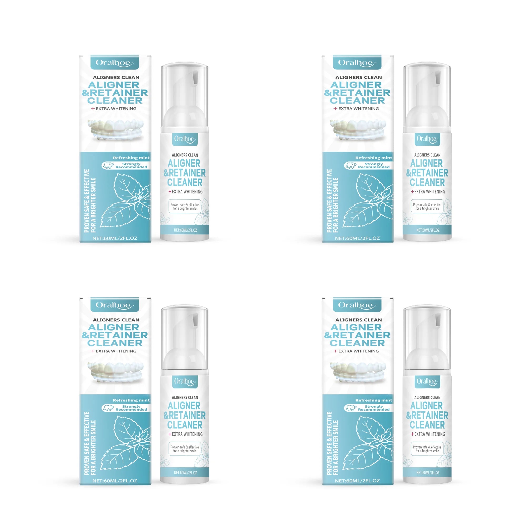 Aligner & Retainer Cleaner Foam Mousse for Braces - 16