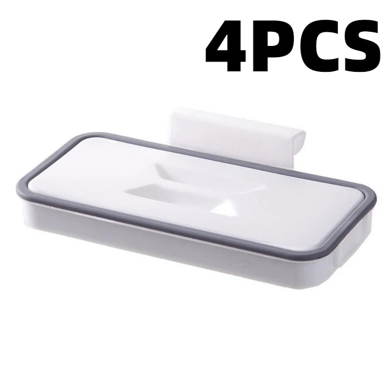4pcs Hanging Garbage Bag Holder Kitchen Trash Bin Rack Space Saver - 10