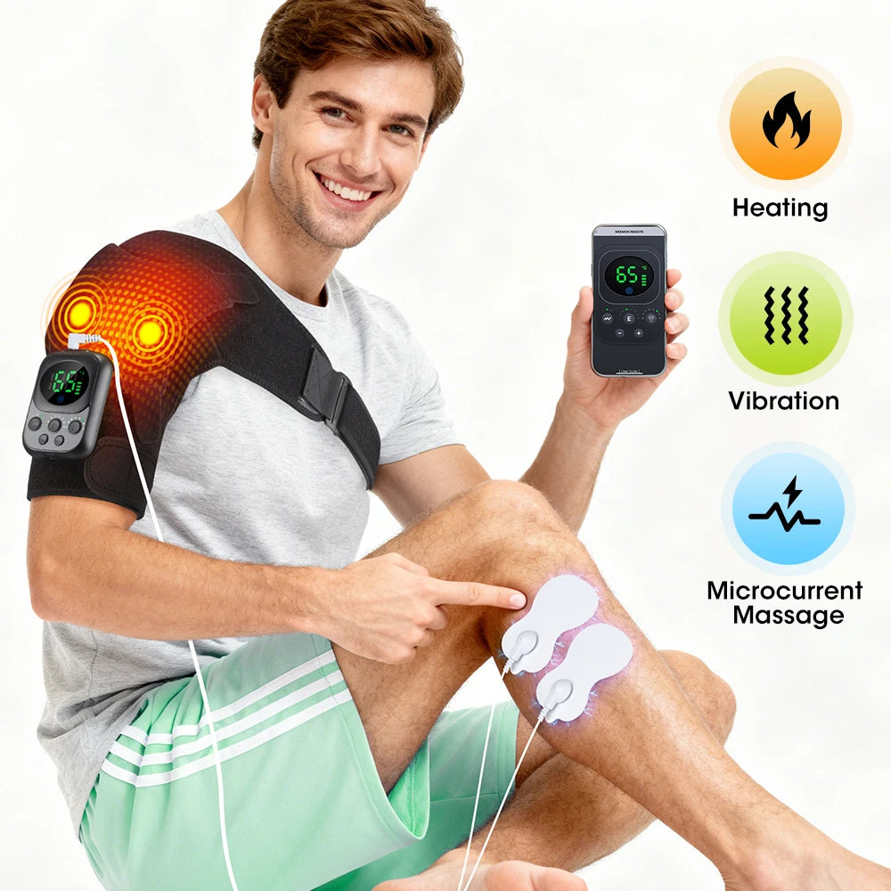 Smart Cordless Shoulder Heating Massager Electric Brace - 20