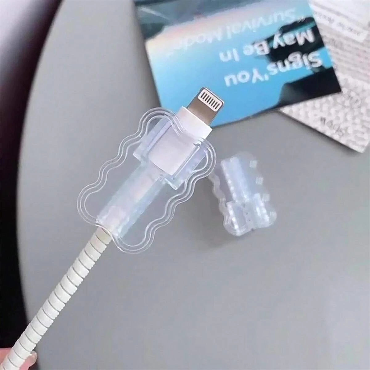 Cable Protector Sleeves Flexible Cord Saver Anti-Breakage Cover