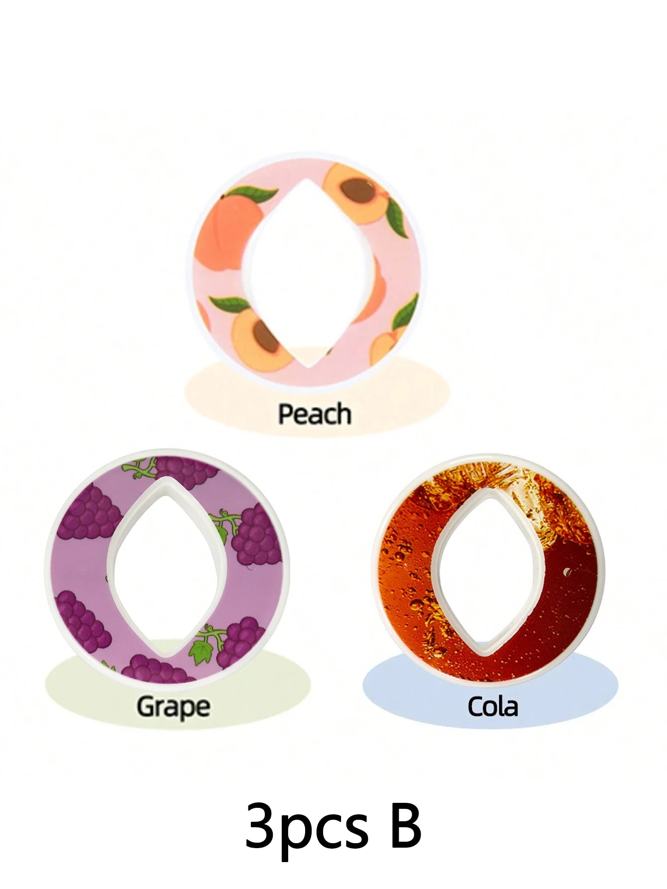 Fruit Flavor Pods for Water Bottles Zero Sugar Calorie Scented Rings - 15