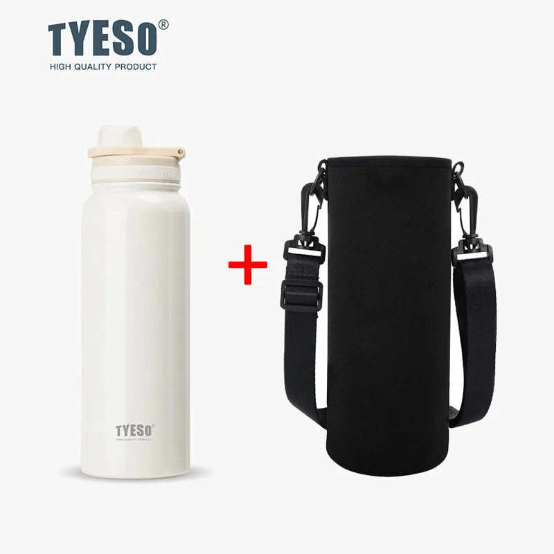 TYESO Stainless Steel Vacuum Insulated Water Bottle Travel Flask
