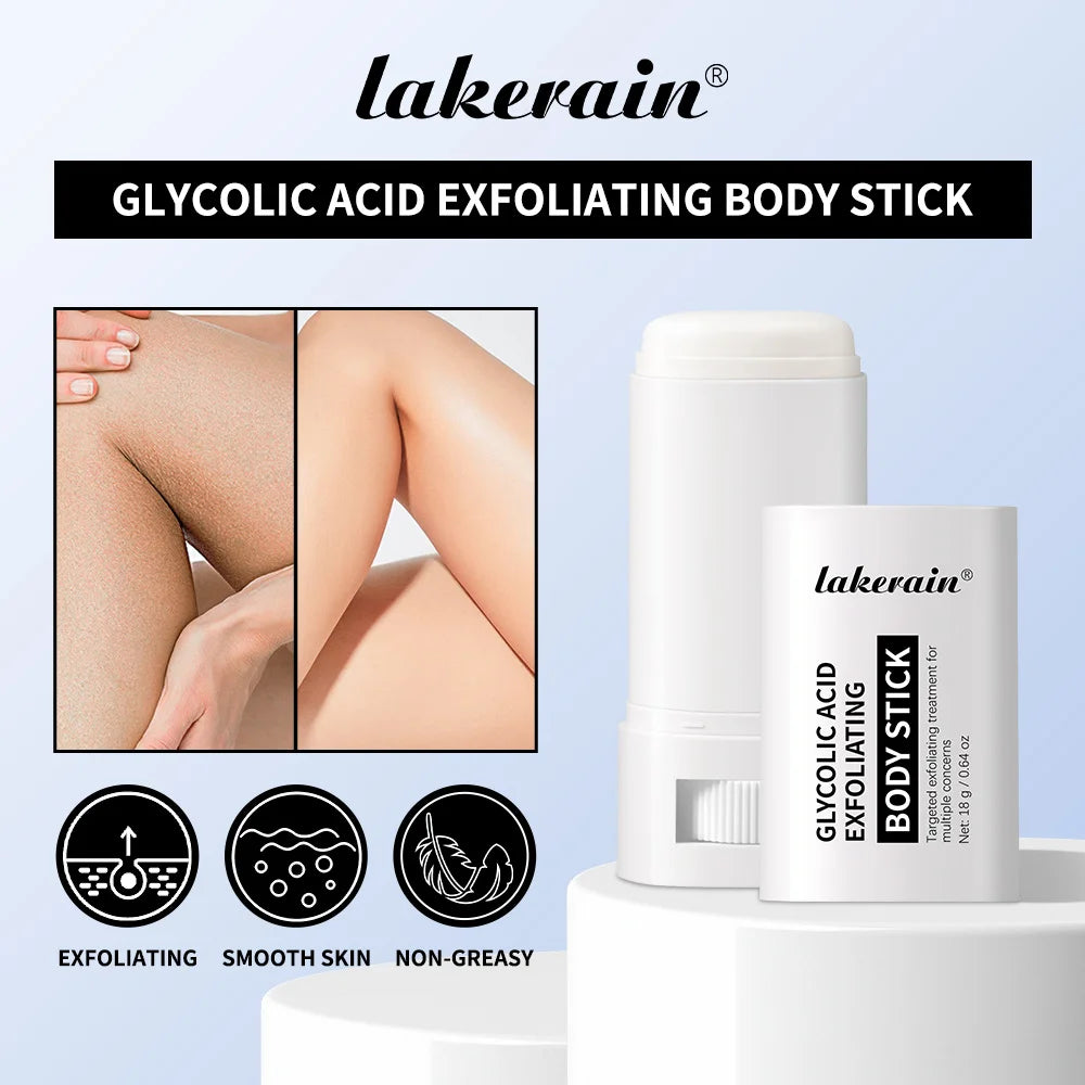 Lakerain Glycolic Acid Exfoliating Body Stick Skincare Scrub - 2