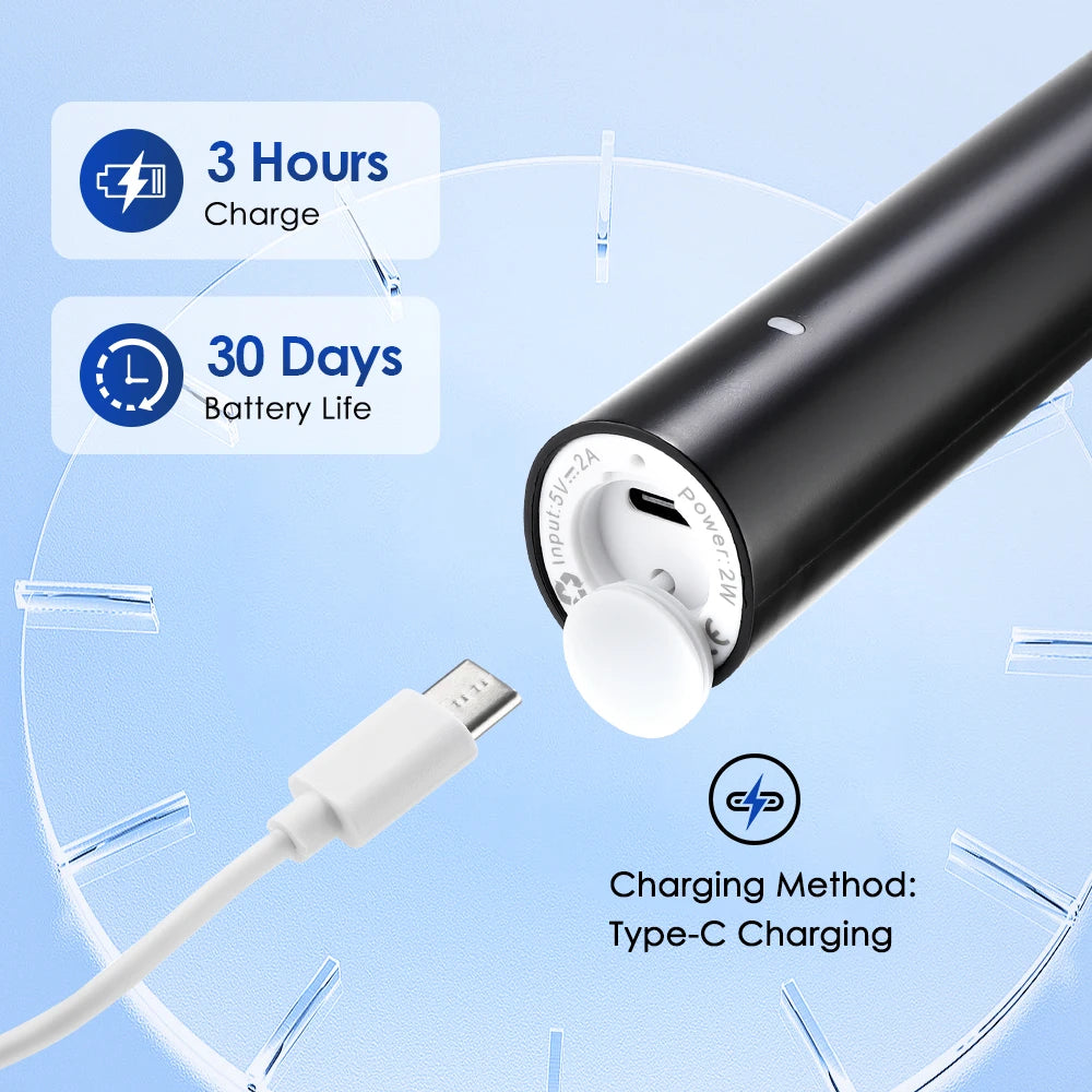 Intelligent Rotating Electric Toothbrush Rechargeable Rotary Toothbrush - 8