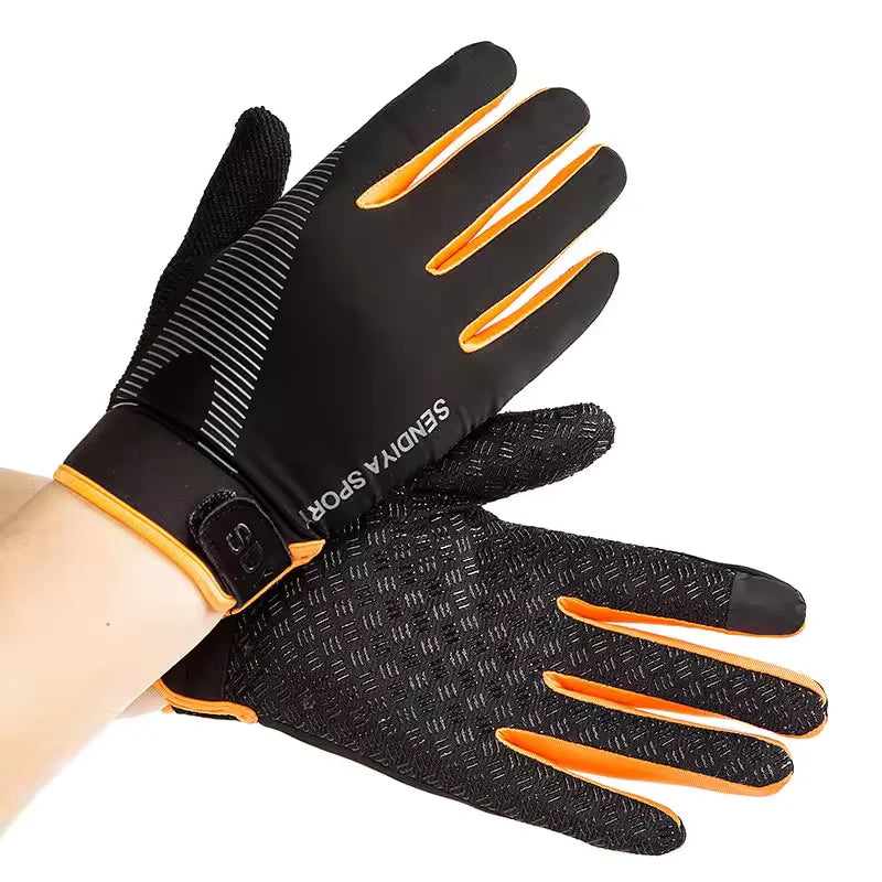 Full Finger Cycling Gloves Touch Screen MTB Bike Motorcycle Sport Gloves - 8