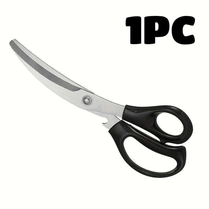 2pc Stainless Steel Kitchen Scissors Heavy Duty BBQ Meat Poultry Shears - 10