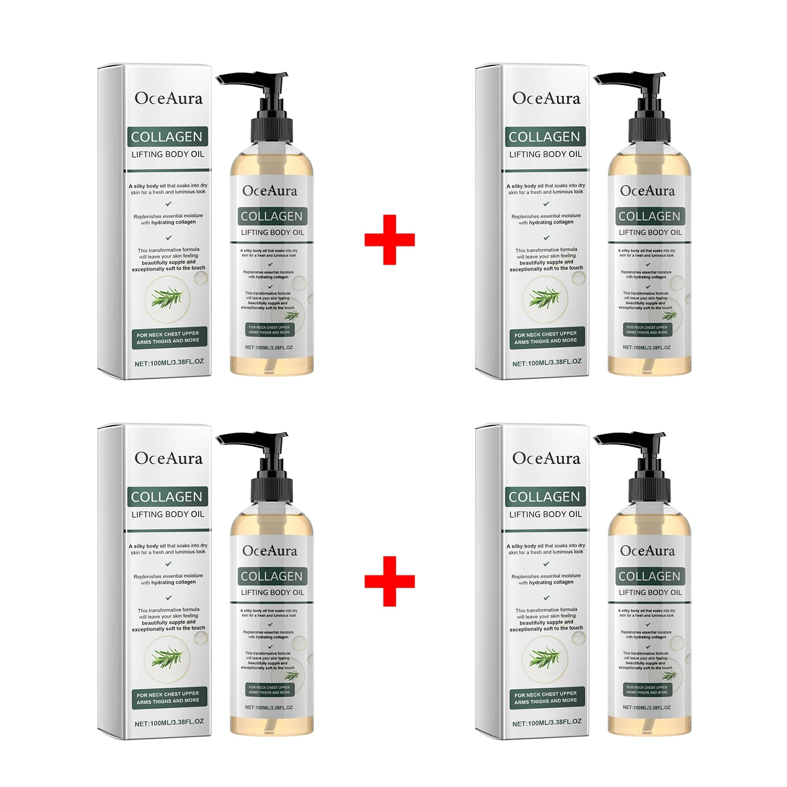 Collagen Body Firming Massage Oil Tightening Hydrating Skin Care - 18