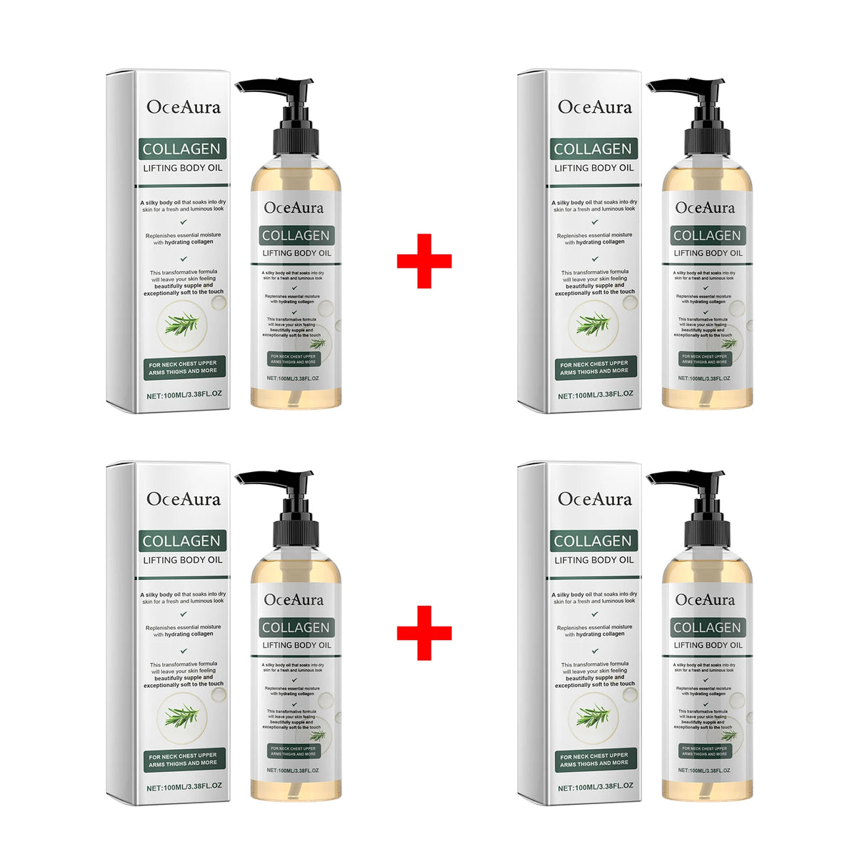 Collagen Body Firming Massage Oil Tightening Hydrating Skin Care