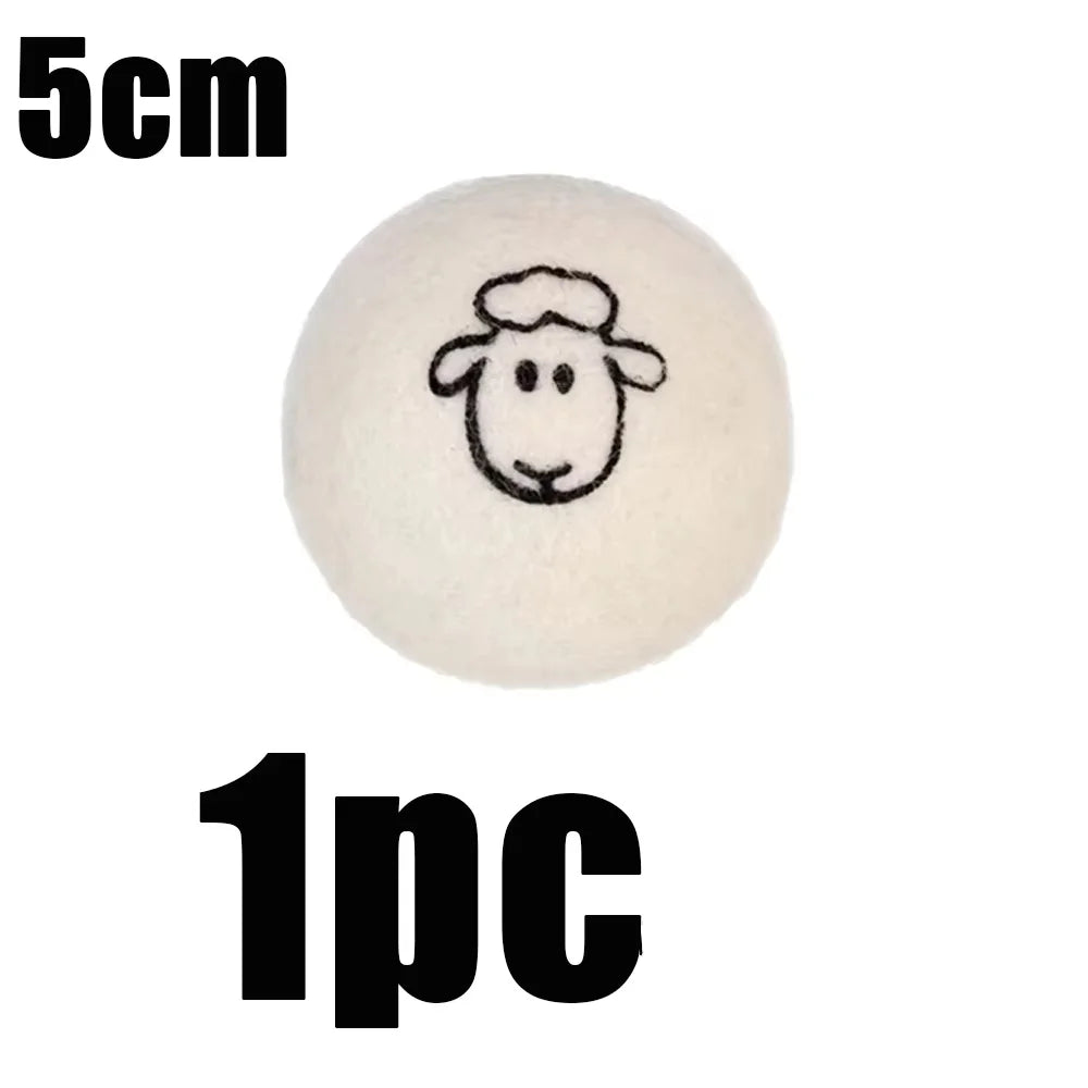 Reusable Wool Dryer Balls Laundry Softener and Quick Dry Laundry Tool - 15