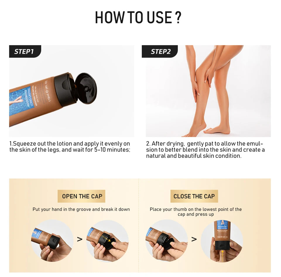 Waterproof Leg Makeup Body Foundation and Concealer