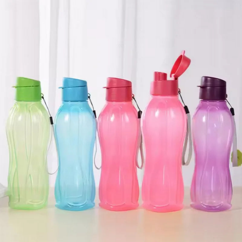 Portable Sports Water Bottle Large Capacity Reusable Plastic Drink Cup