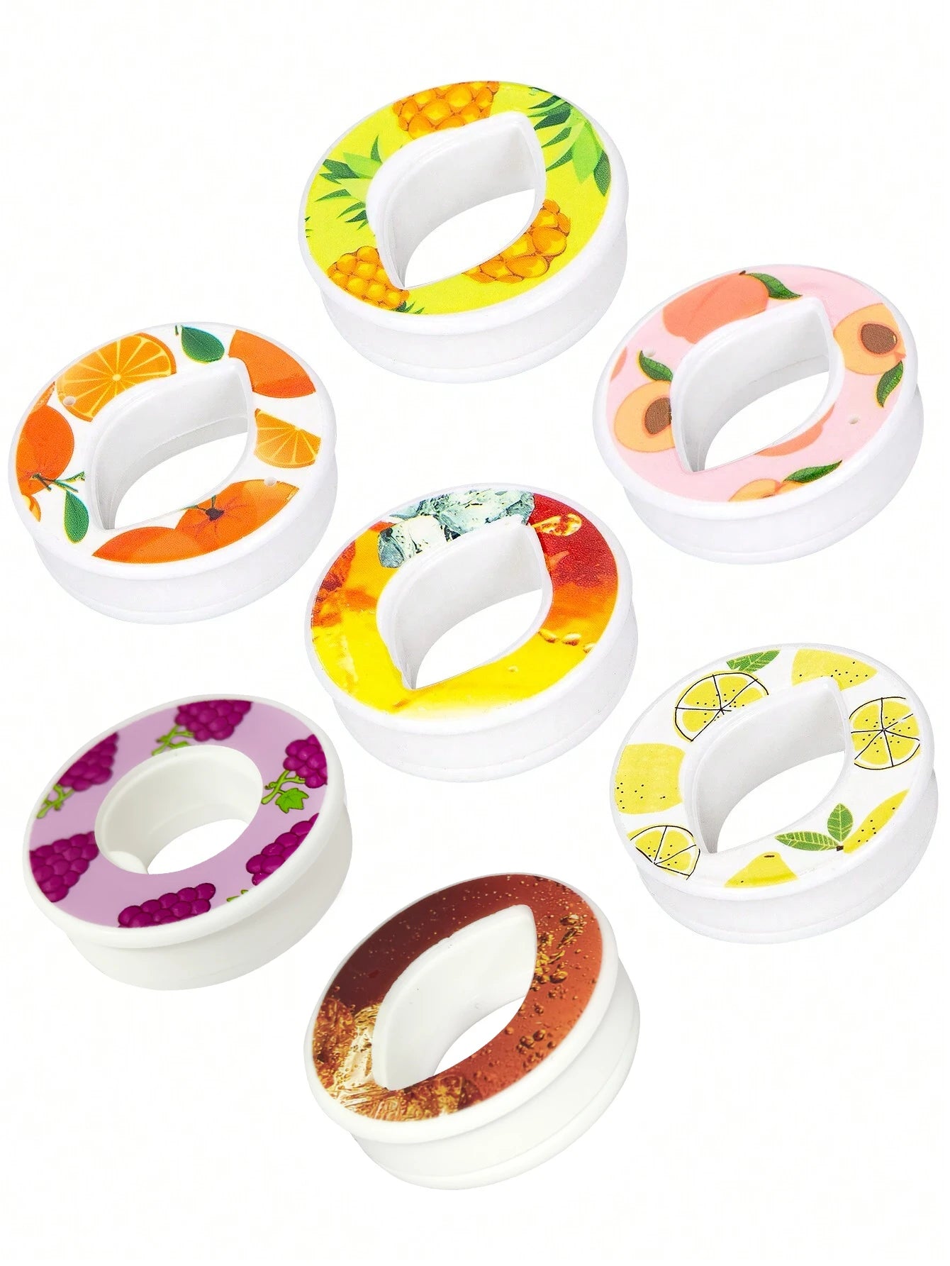Fruit Flavor Pods for Water Bottles Zero Sugar Calorie Scented Rings