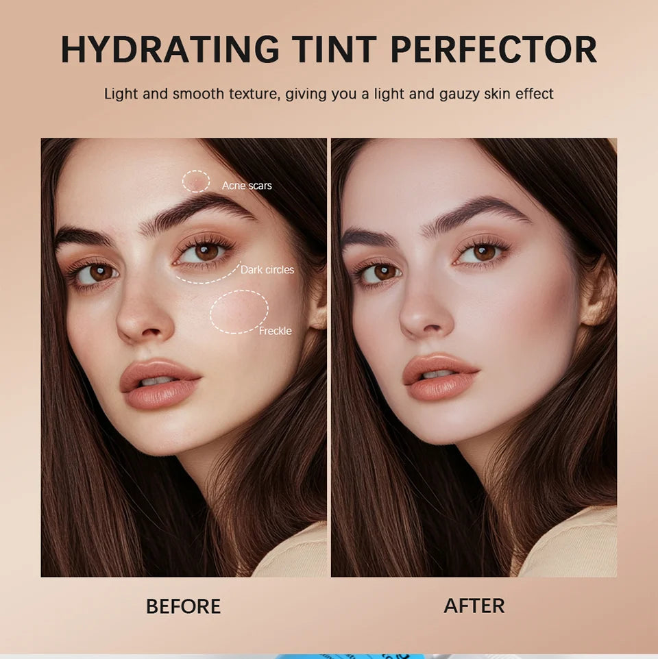 Lakerain Hydrating Tinted Foundation Cream Concealer - 10
