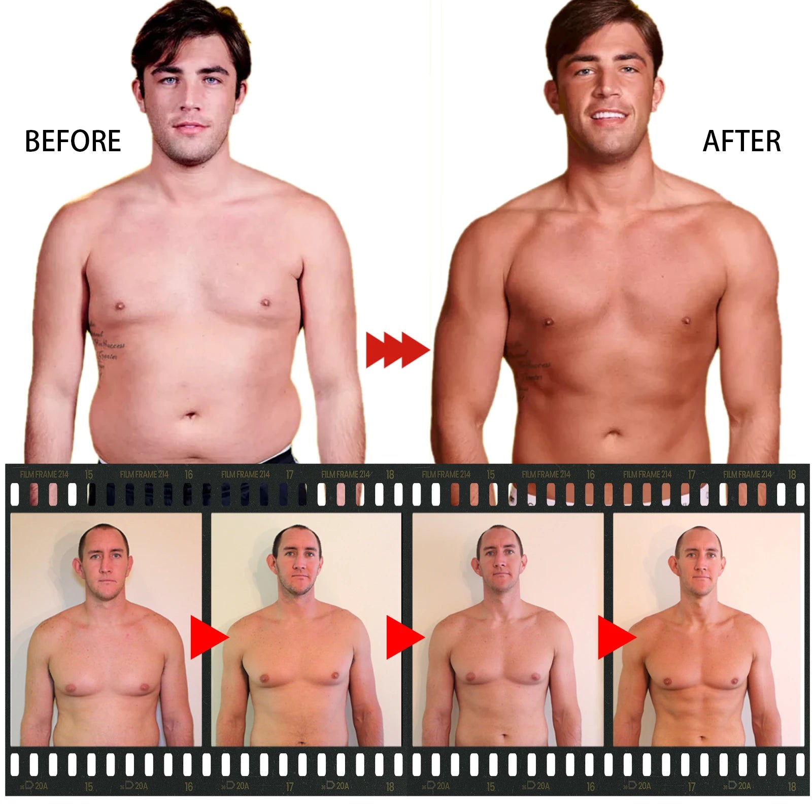 Gynecomastia Removal Spray Male Breast Fat Reduction Oil - 8