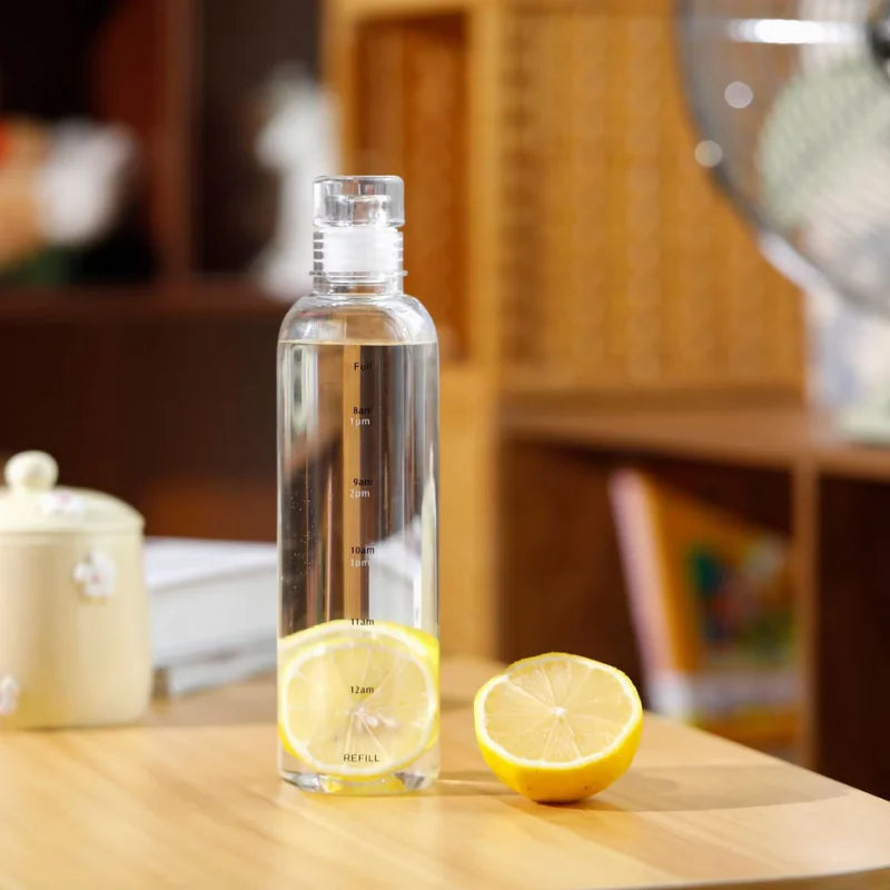 Large Capacity Transparent Water Bottle Portable Sports Travel Cup - 10