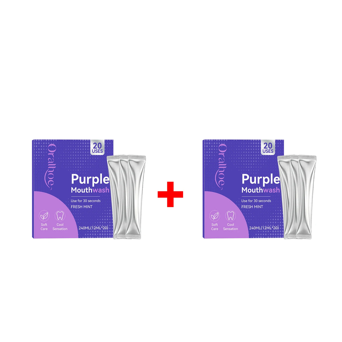 Purple Mouthwash Refreshing Breath Bad Breath Rinse Oral Care