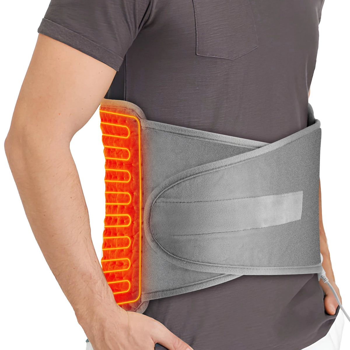 Electric Back Heating Support Belt & Lumbar Brace Warmer
