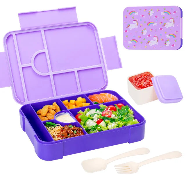 1100ml Leakproof Bento Lunch Box Microwavable Tritan Food Container - 64
