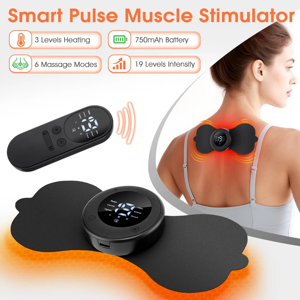 Smart Electric Neck Massager Portable Cervical Massage Patch Tool