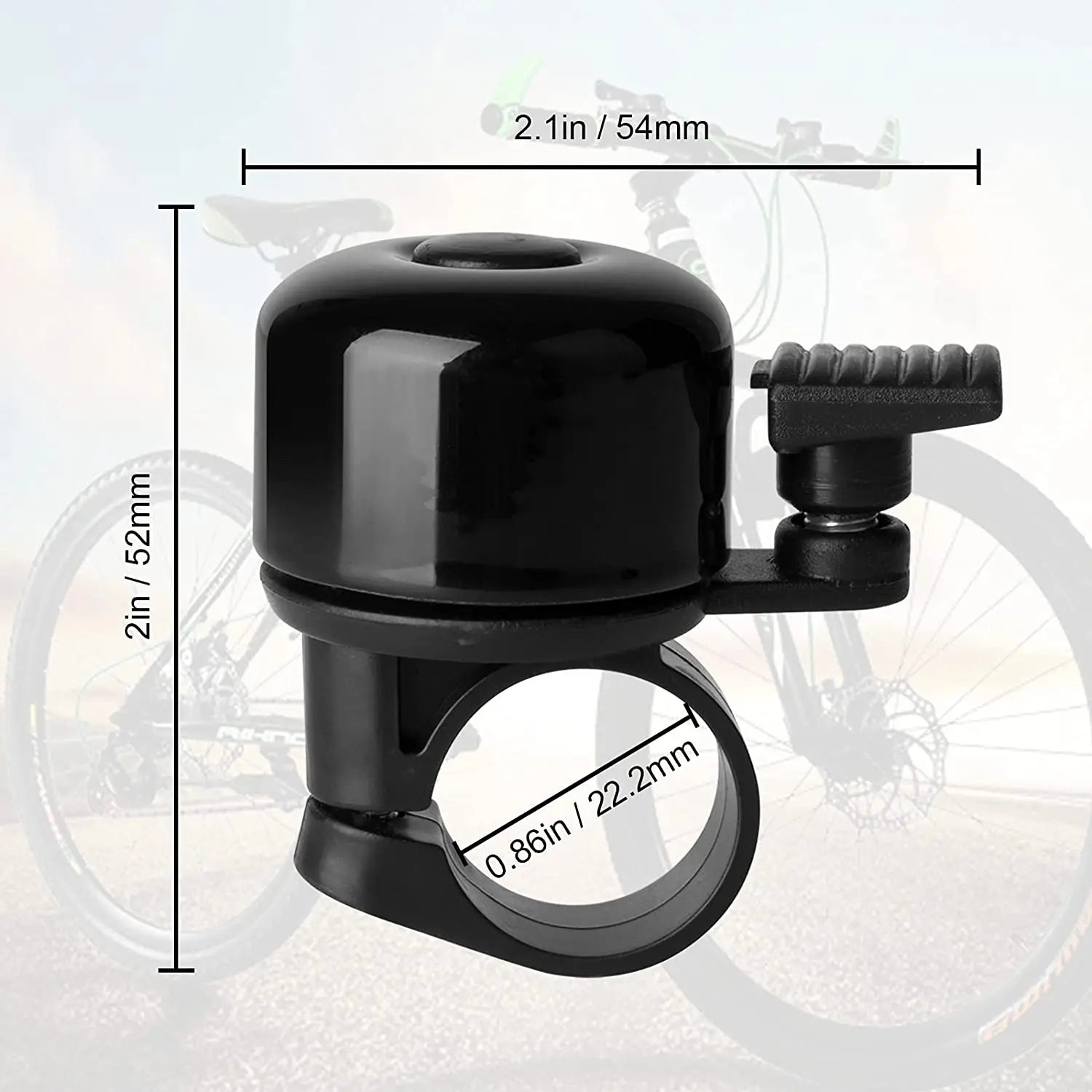 Classic Aluminum Bike Bell Mountain Road Cycling Handlebar Safety Horn - 1