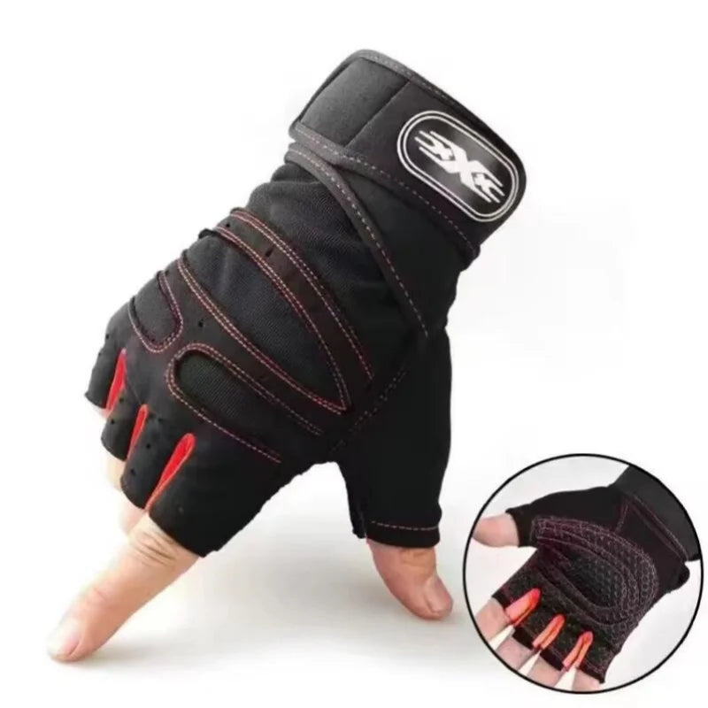 Half Finger Fitness Gloves Tactical Cycling Workout Sports Gear - 5