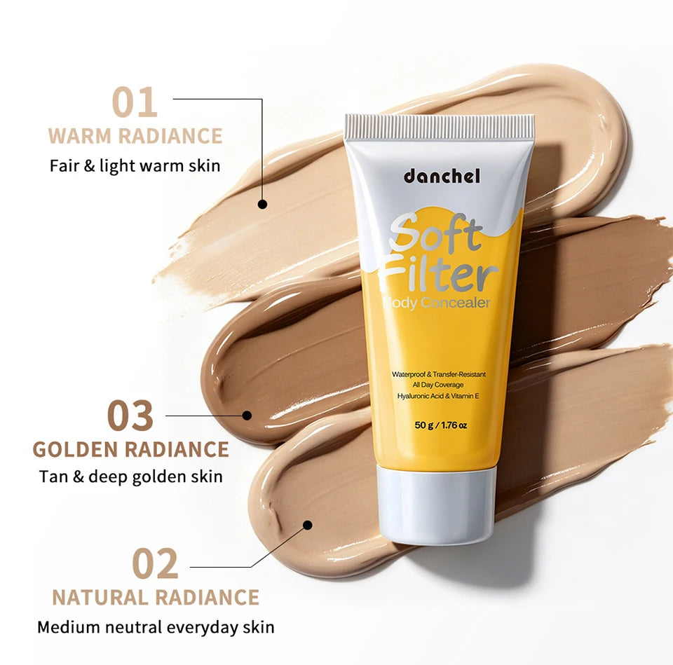 Waterproof Body Concealer Makeup For Tattoos Scars And Veins - 14