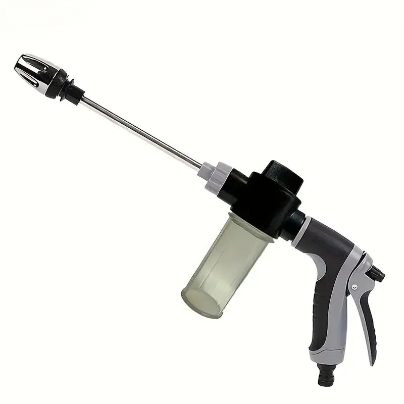 Portable High Pressure Car Wash Spray Gun Long Wand Cleaning Tool