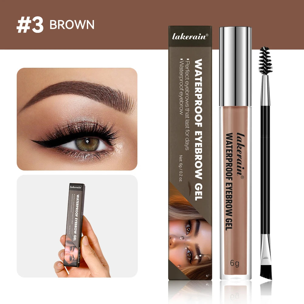 Waterproof Eyebrow Gel Set Long Lasting Liquid Tint Makeup
