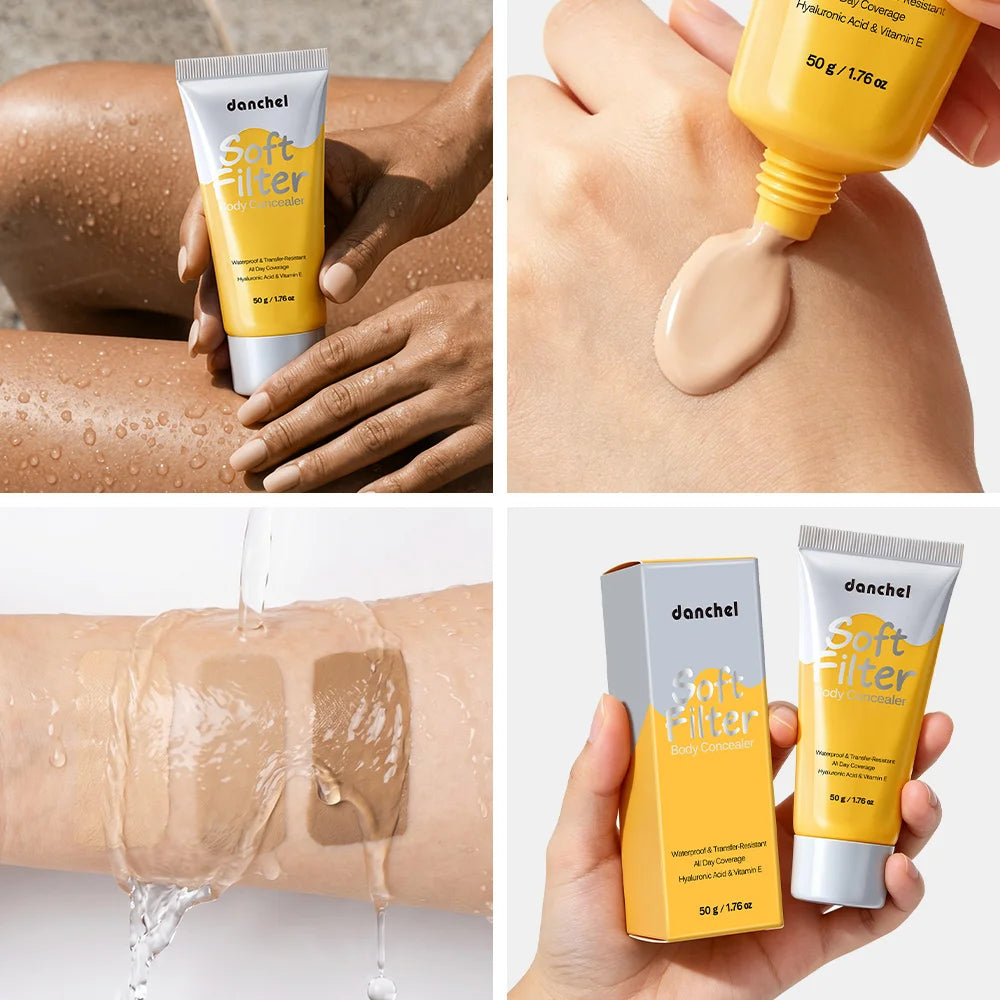 Waterproof Body Concealer Makeup For Tattoos Scars And Veins - 5