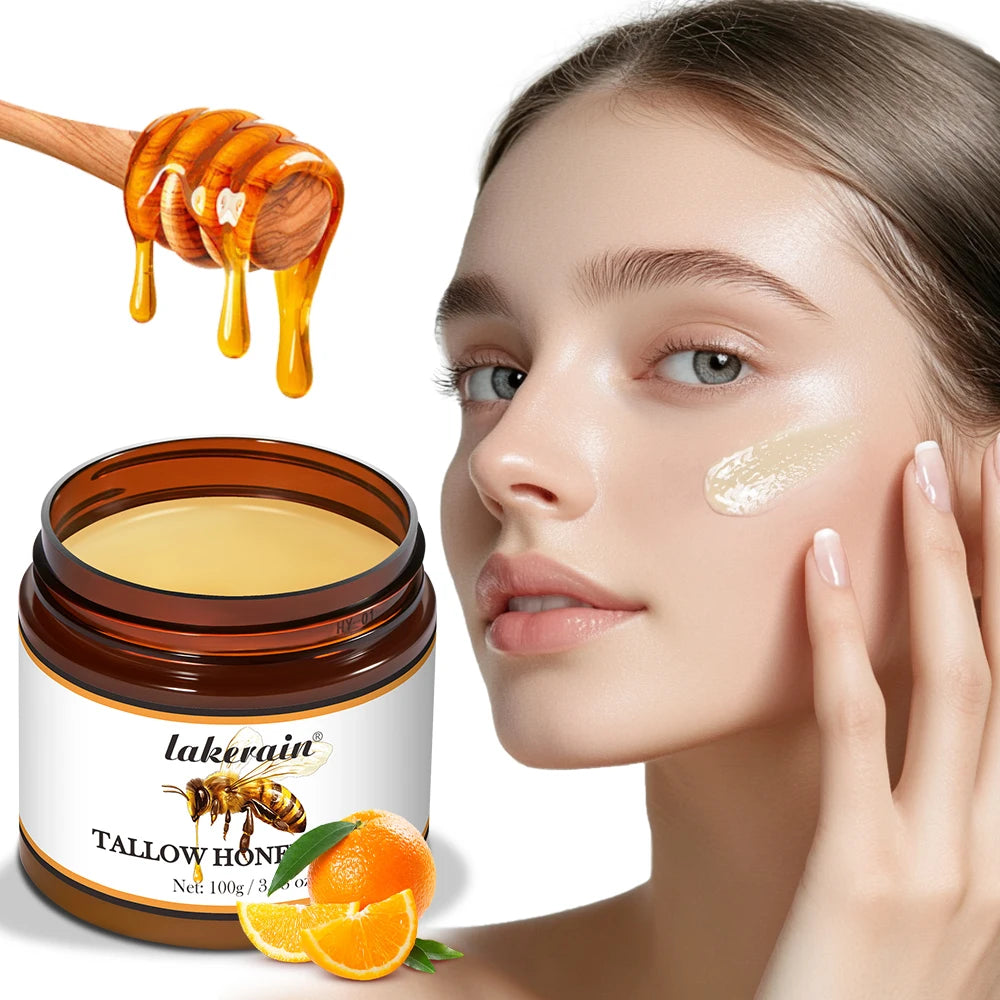 Whipped Beef Tallow and Honey Balm Face Cream