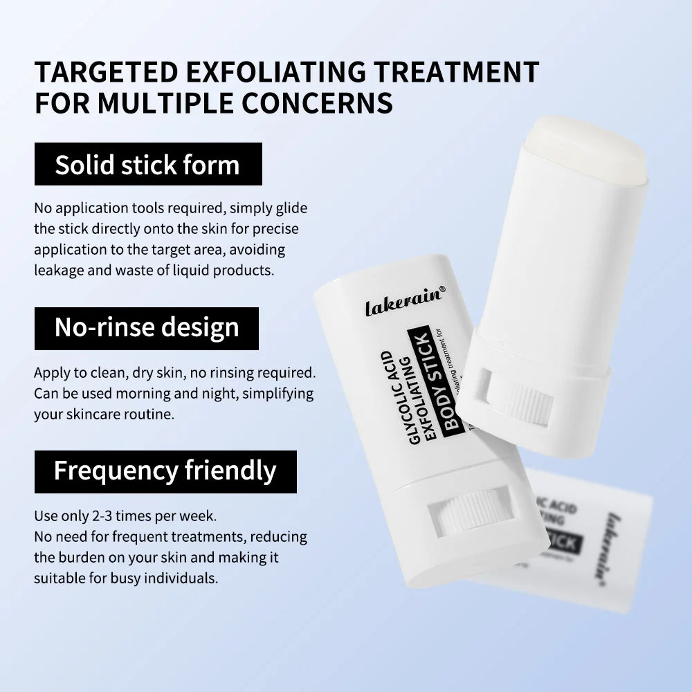 Glycolic Acid Exfoliating Body Stick Moisturizing Scrub Lotion
