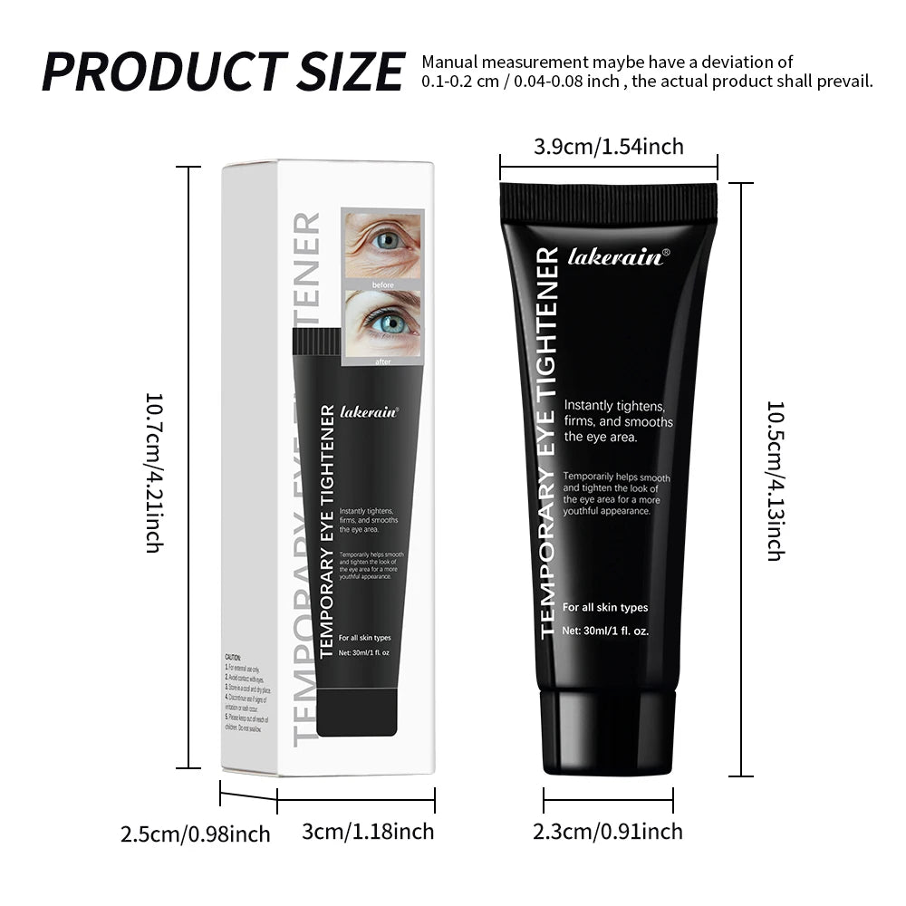 Temporary Eye Tightener Cream Skincare Hydrating Firming Dark Circles