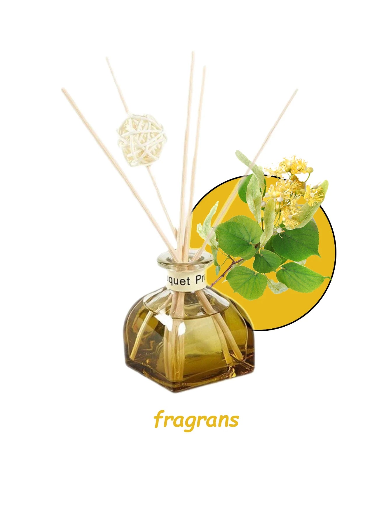 50ml Reed Diffuser Essential Oil Set Home Fragrance Aromatherapy