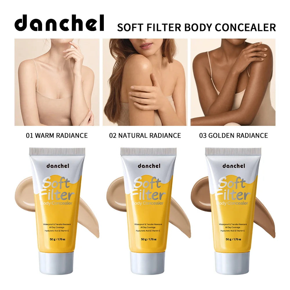 Waterproof Body Concealer Makeup For Tattoos Scars And Veins - 1
