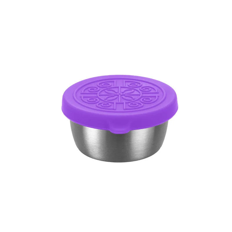Stainless Steel Dipping Sauce Cups Reusable Condiment Food Containers - 9