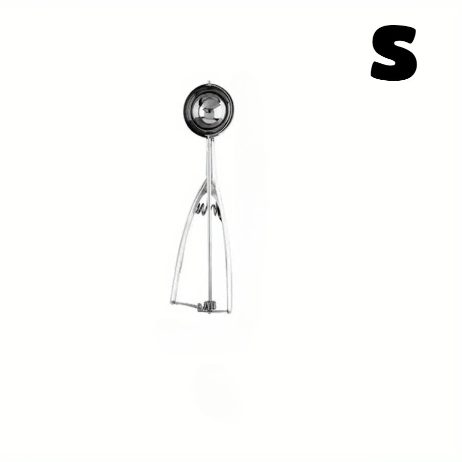 3pc Stainless Steel Ice Cream Scoop Set Trigger Cookie Dough Baller - 16