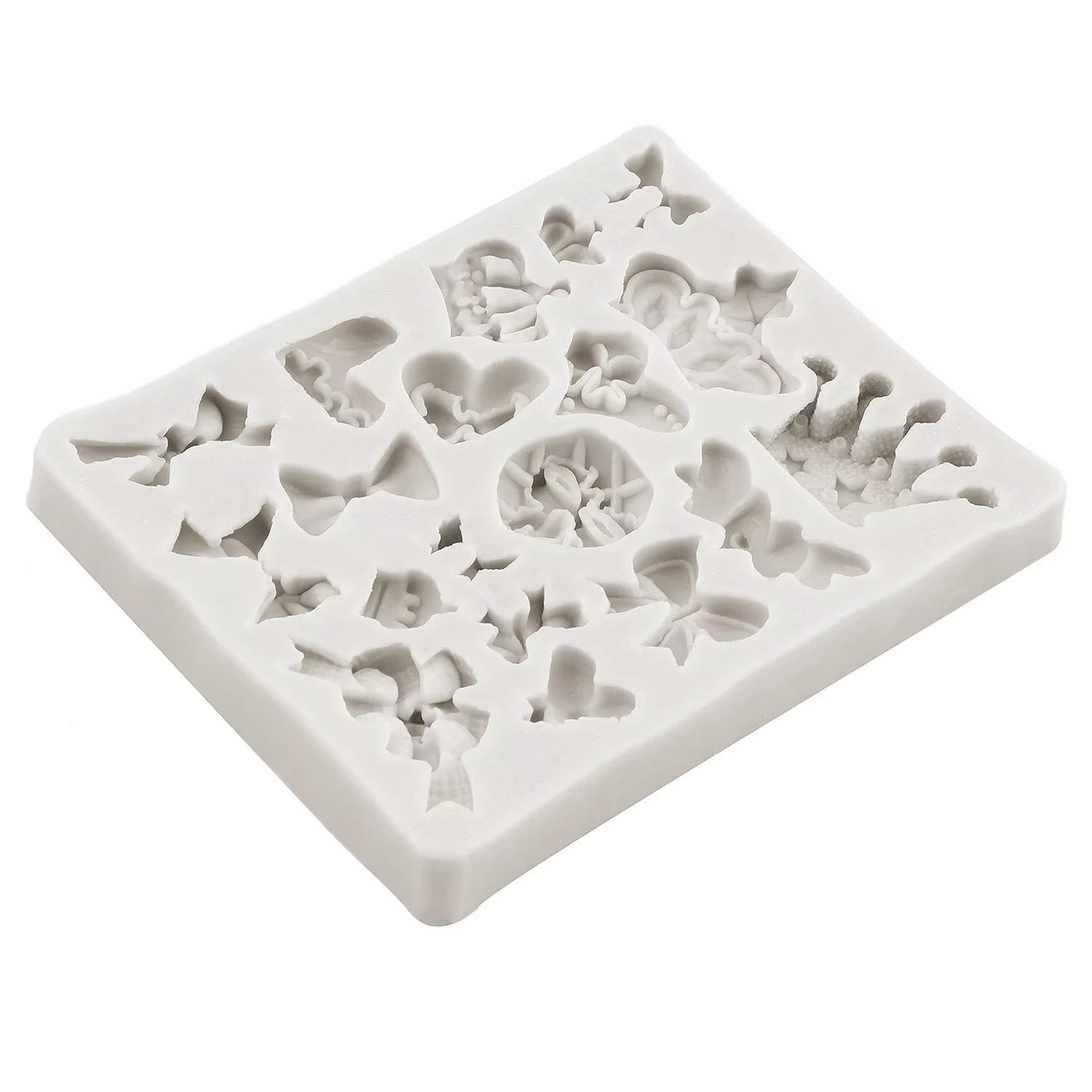 Crown and Bowknot Silicone Cake Mold Fondant Chocolate Decorating Tool - 10