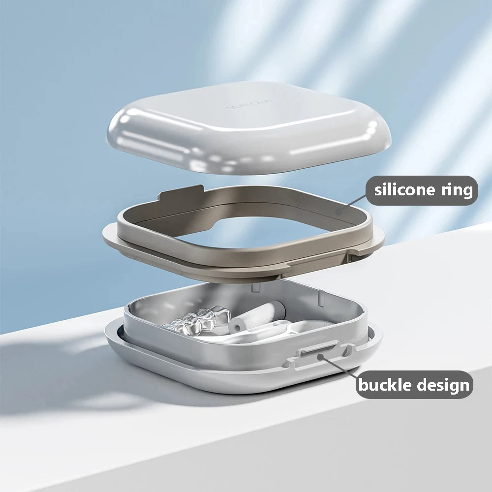 Orthodontic Retainer Case Portable Denture Storage Box